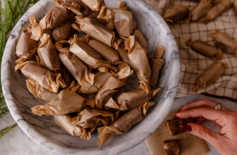 Soft Homemade Caramels for the Holidays (Dairy-Free)