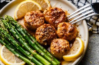 Lemon Garlic Scallops – The Stay At Home Chef